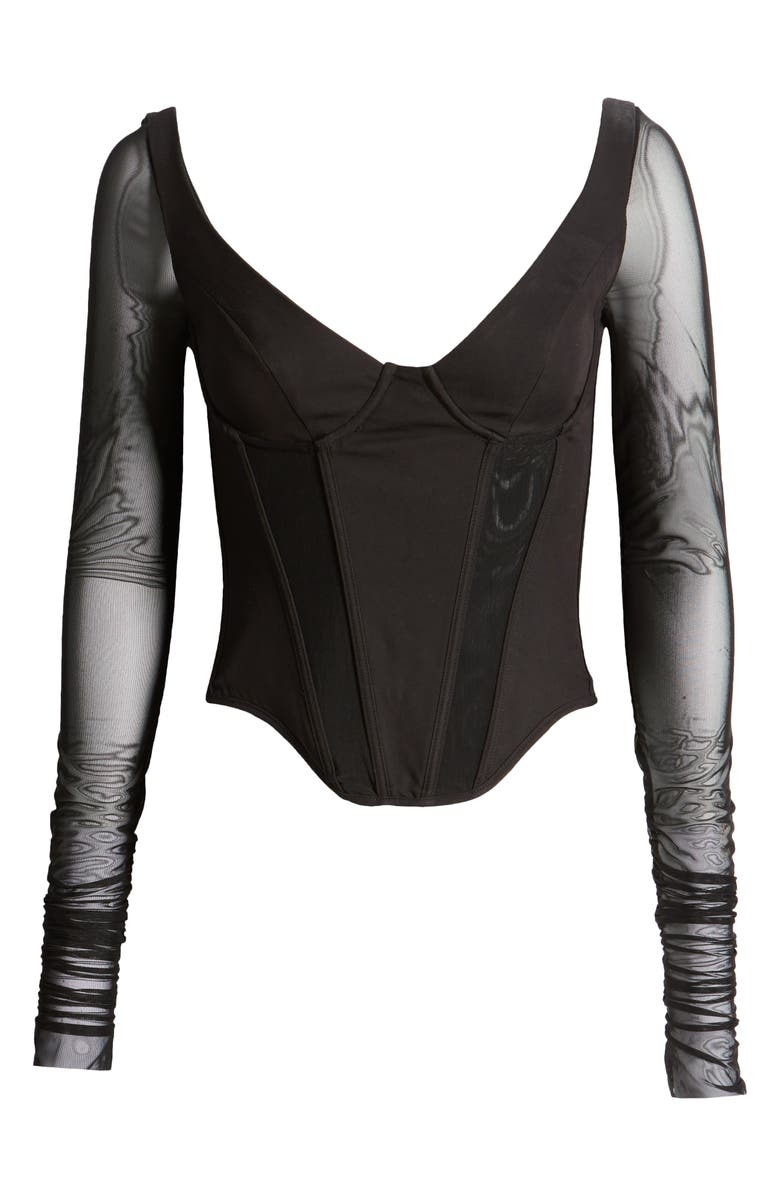 HOUSE OF CB Araminta Underwire Corset Top, Alternate, color, 