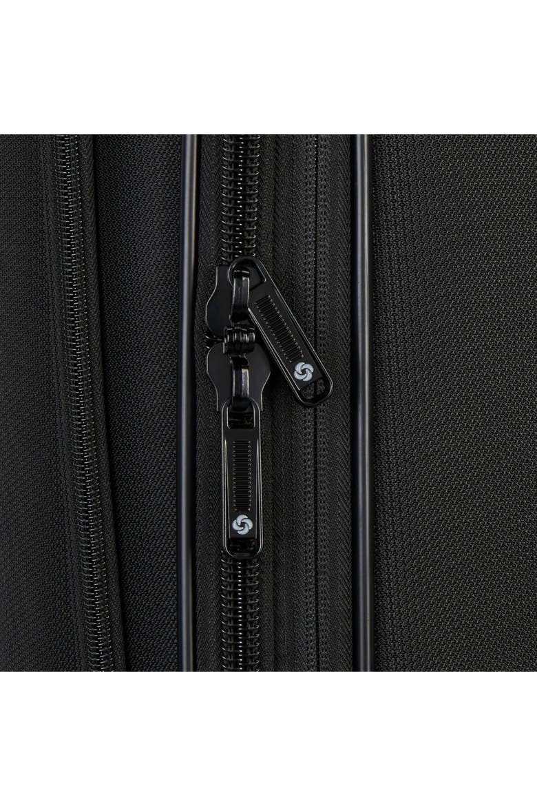 Ascella 4 Softside Expandable 29" Large Checked Spinner Luggage, Alternate, color, Black