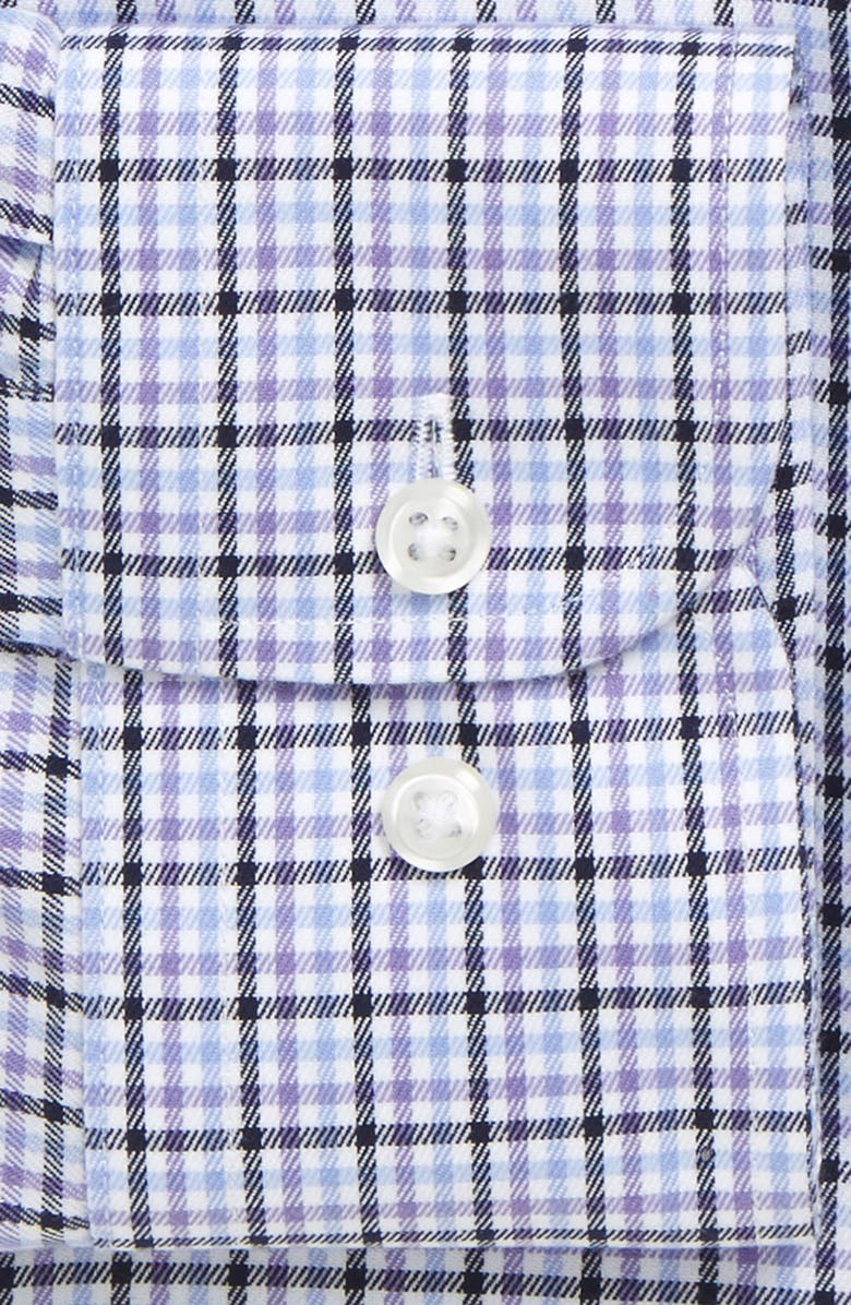 NORDSTROM MEN'S SHOP Smartcare<sup>™</sup> Wrinkle Free Trim Fit Check Dress Shirt, Alternate, color, 