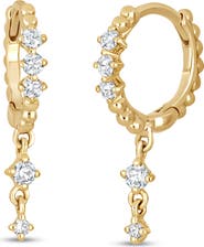 Bony Levy Mykonos Diamond Huggie Hoop Earrings