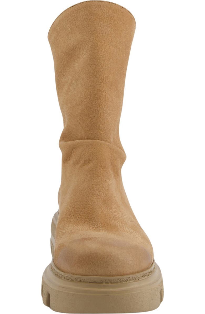 Paul Green Crosby Lug Sole Bootie, Alternate, color, Tan Grained Nubuck
