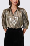 Bishop + Young Cate Ruched Sleeve Top
