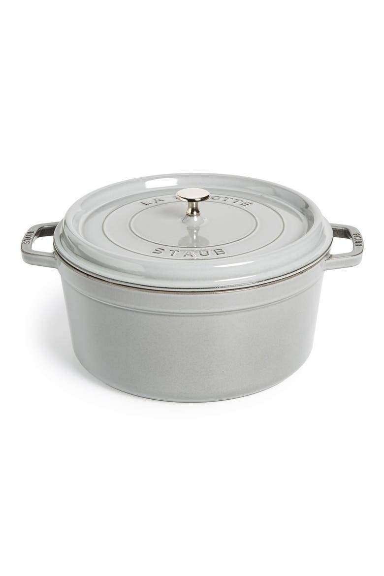 9-Quart Enameled Cast Iron Dutch Oven, Main, color, GRAPHITE GREY