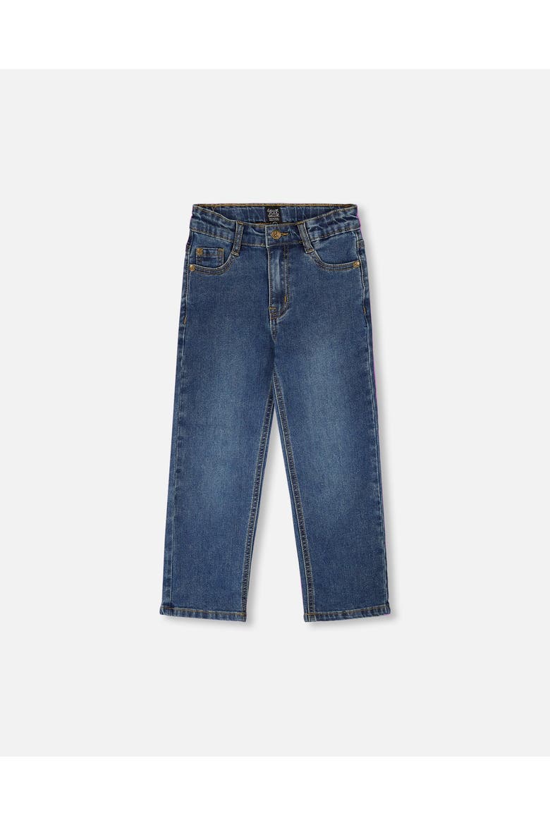 Soft Stretch Jeans Denim, Main, color, Navy Blue Denim