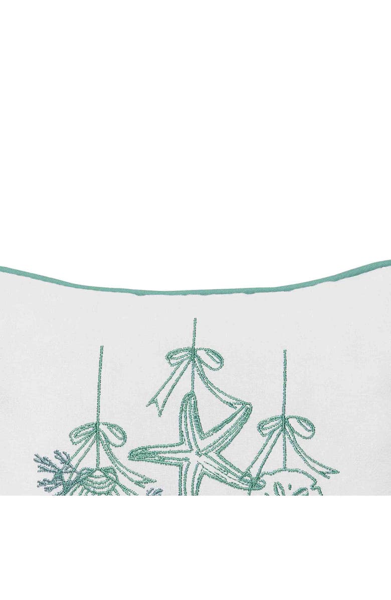 C&F Home Jingle Shells Christmas Pillow, 10" x 10", Alternate, color, 