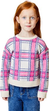 Design History Kids' Plaid Sweater