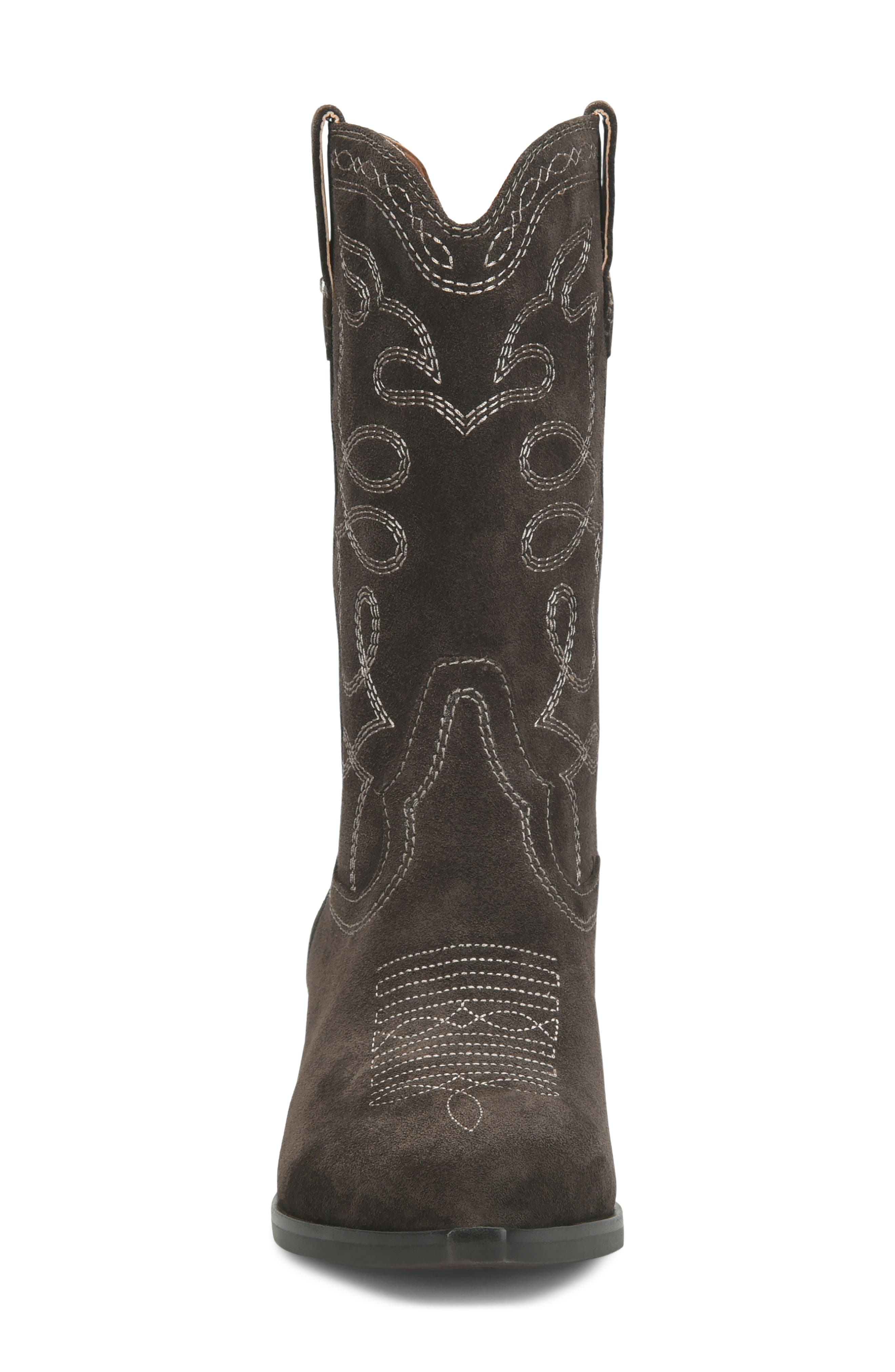 Carolynn Western Boot, Alternate, color, LINCE DARK BROWN