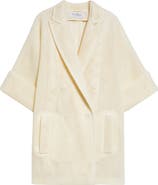 Max Mara Quato Honeycomb Texture Oversize Jacket