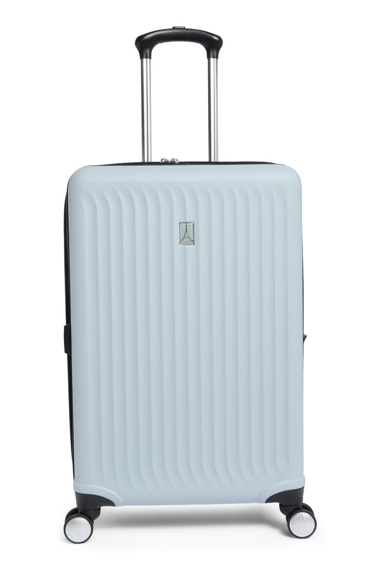 FlightPro 24-Inch Hardside Spinner Luggage, Main, color, POWDER BLUE MATTE