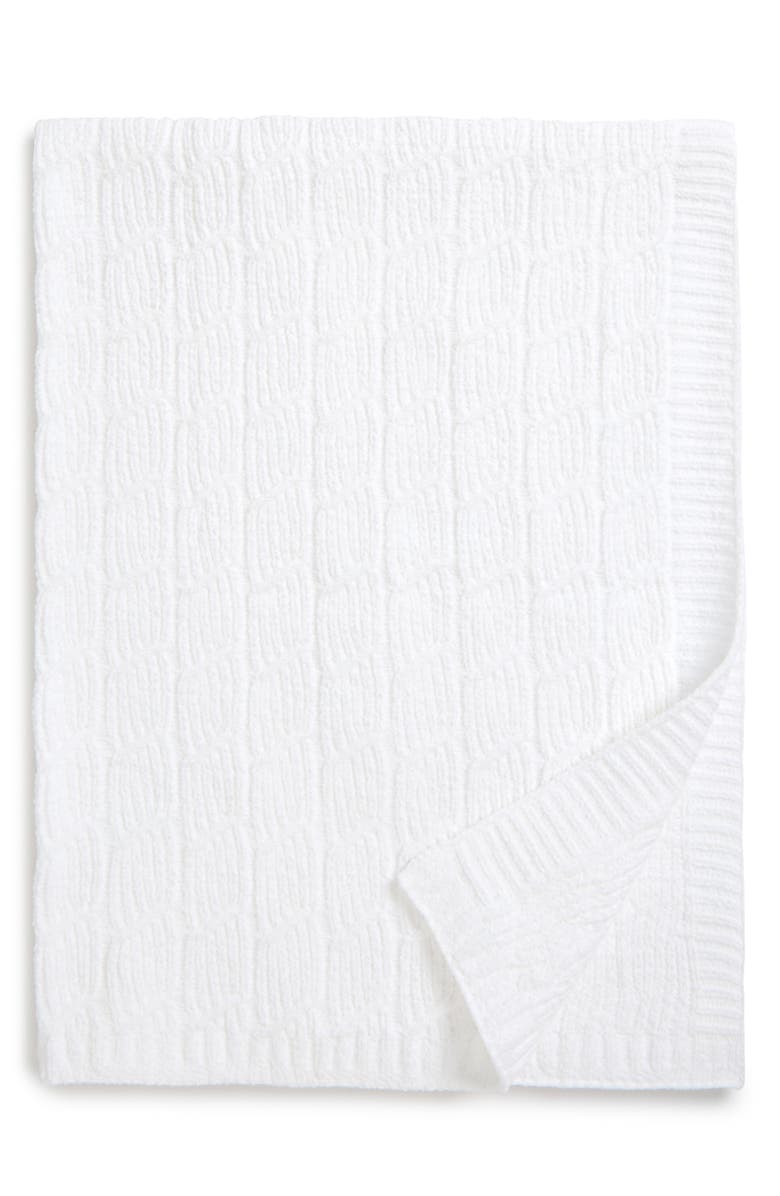 Nordstrom So Soft Chenille Blanket, Alternate, color, White