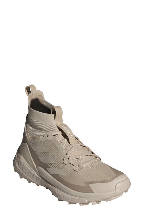 Adidas Originals Adidas Terrex Free Hiker 2.0 Mid Hiking Shoe In Wonder Beige/beige/alumina