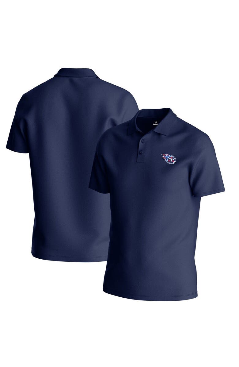 FANATICS Men's Navy Tennessee Titans Big & Tall Birdseye Polo, Main, color, 
