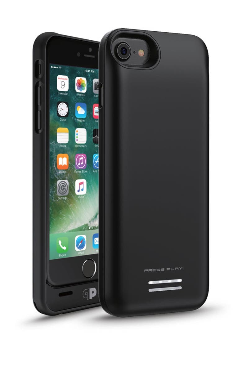 PRESS PLAY MFi Venue Batter iPhone 7/6S/6 Case - Black, Main, color, 