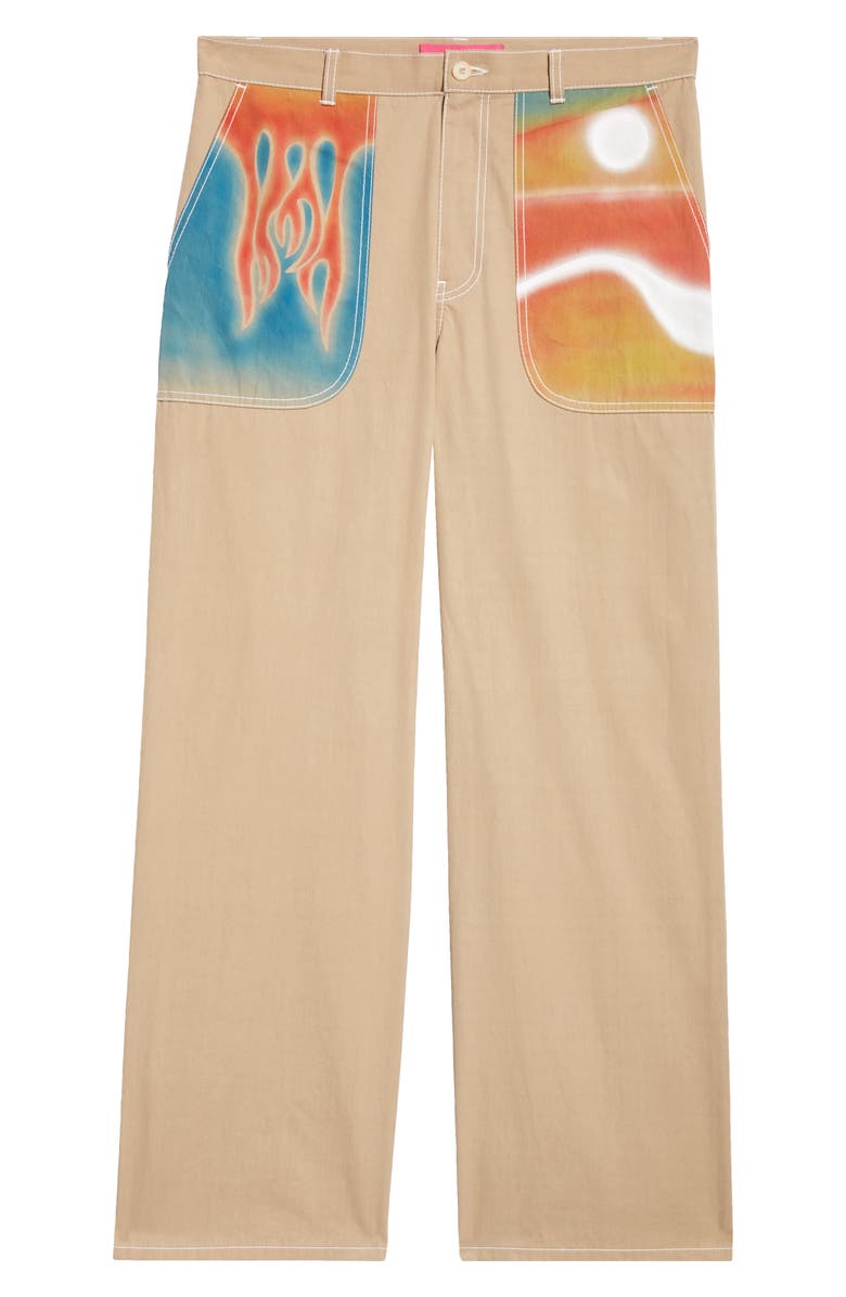 The Elder Statesman Silvano Airbrush Trust Pants, Alternate, color,