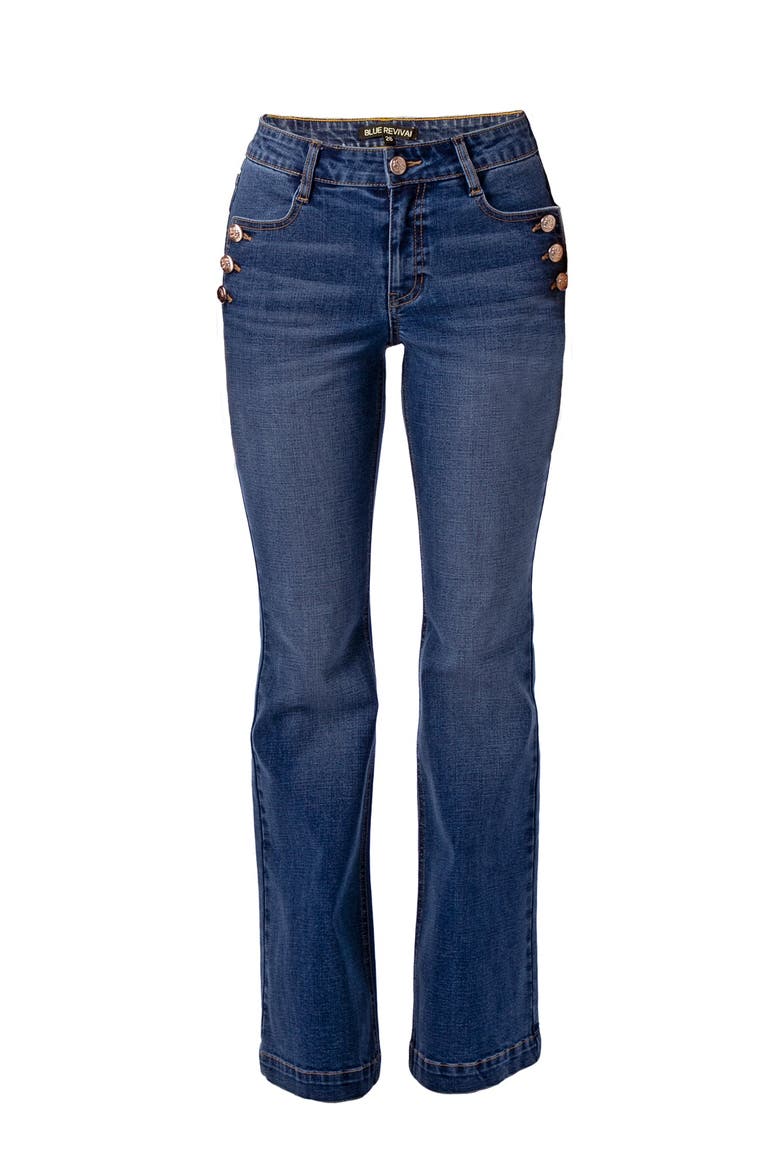 Sailor Mid Rise Boot Cut in Marrakesh, Alternate, color, Marrakesh