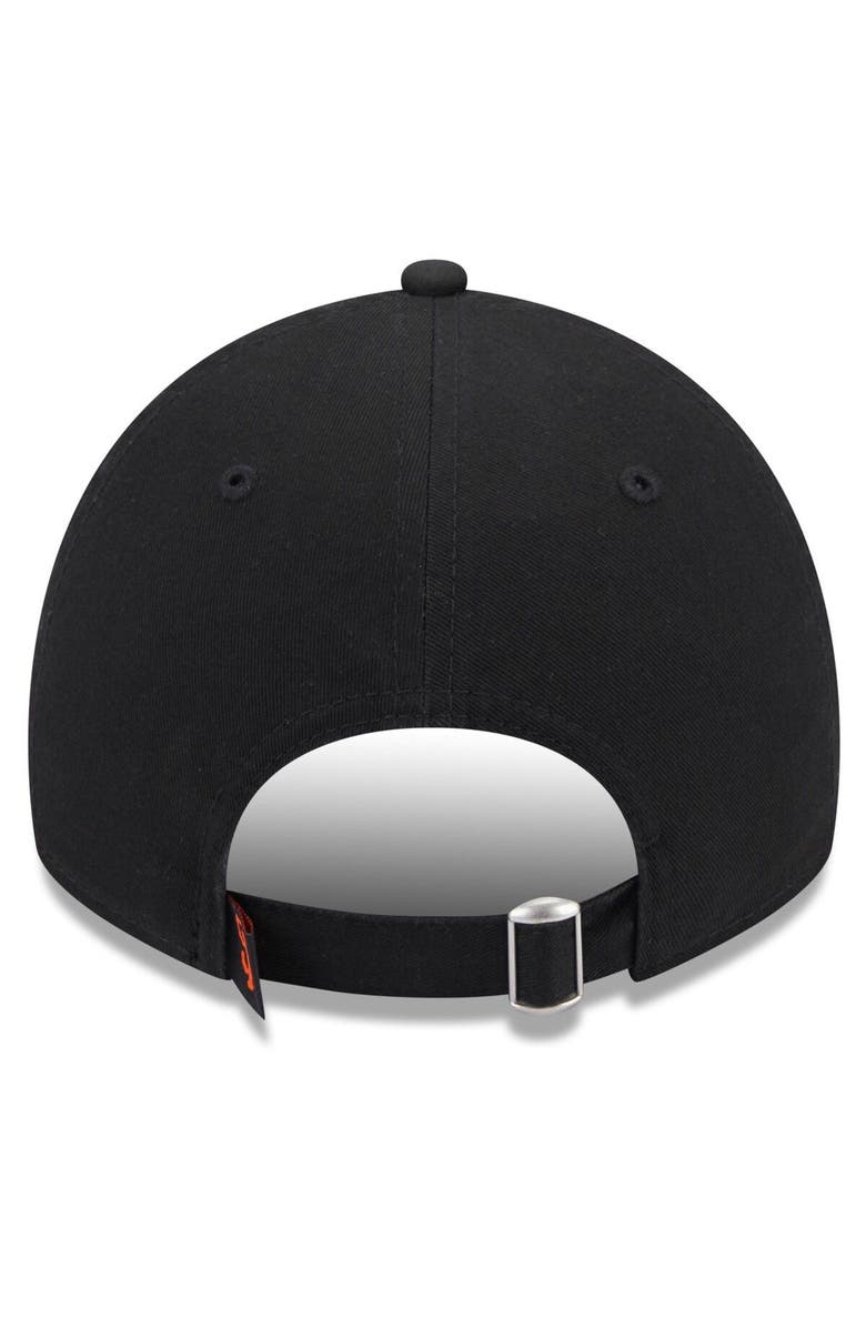 New Era Women's New Era Black San Francisco Giants Leaves 9TWENTY Adjustable Hat, Alternate, color, Black