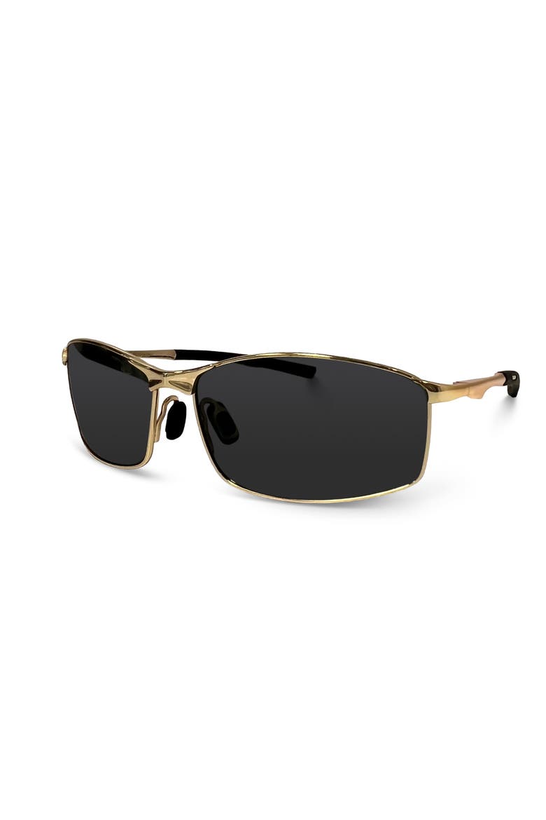 The Drift Sunglasses, Alternate, color, Gold