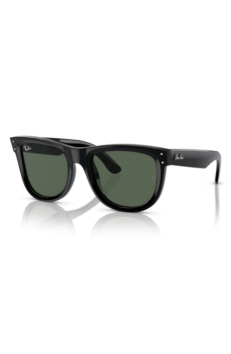 Ray-Ban Wayfarer Reverse 53mm Square Sunglasses, Main, color, Dark Green