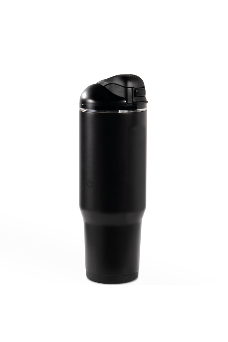 Ease2o 32oz Insulated Stainless Steel Water Bottle With Dual Sip & Chug Lid, Main, color, Black
