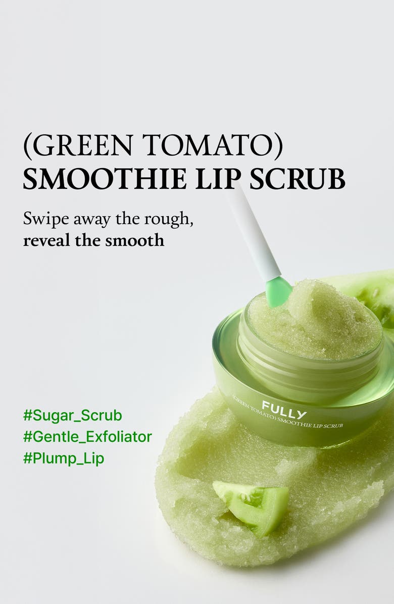 Fully Green Tomato Smoothie Lip Scrub, Alternate, color, 