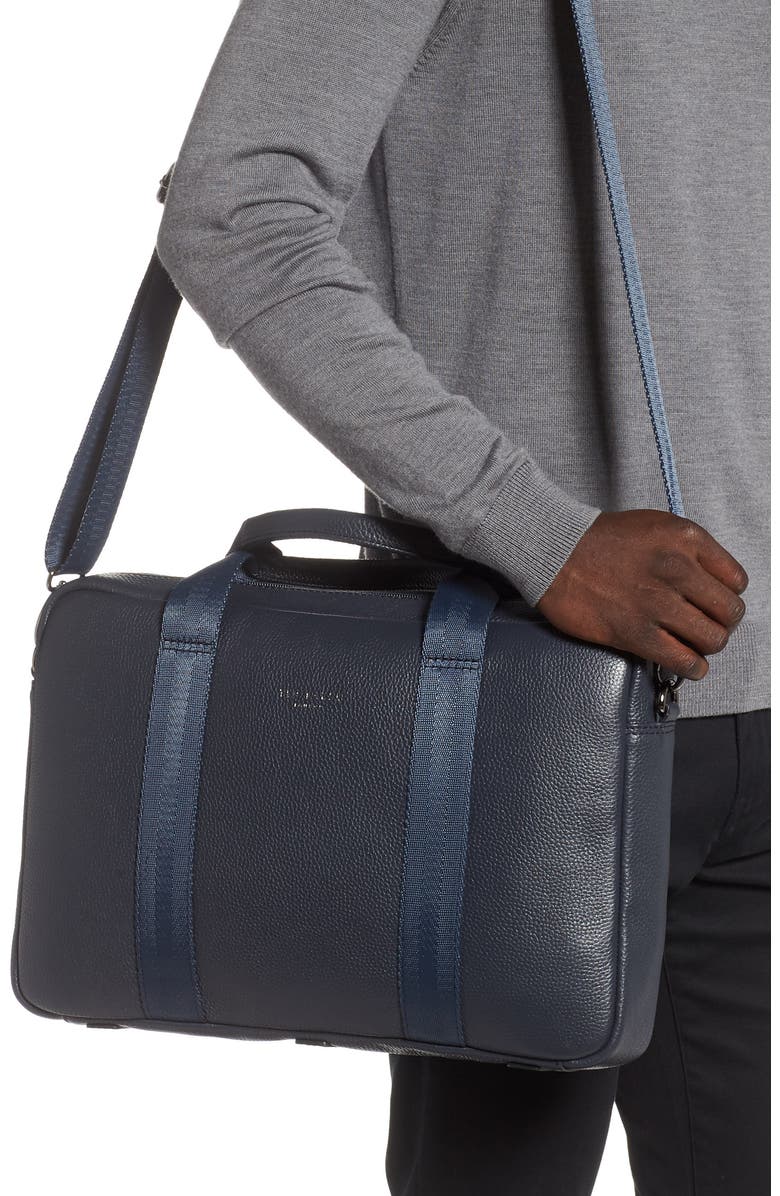 Ted Baker London Importa Leather Document Bag, Alternate, color,