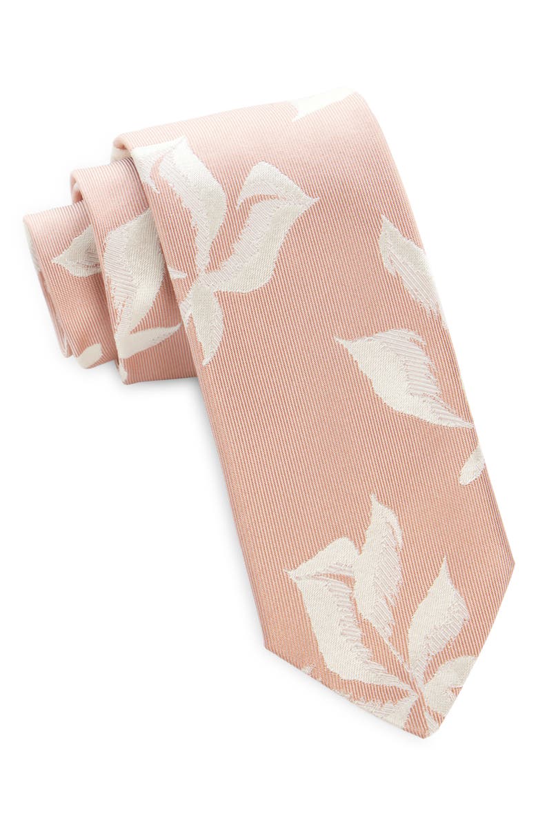 Dries Van Noten Floral Jacquard Silk Tie, Main, color, 