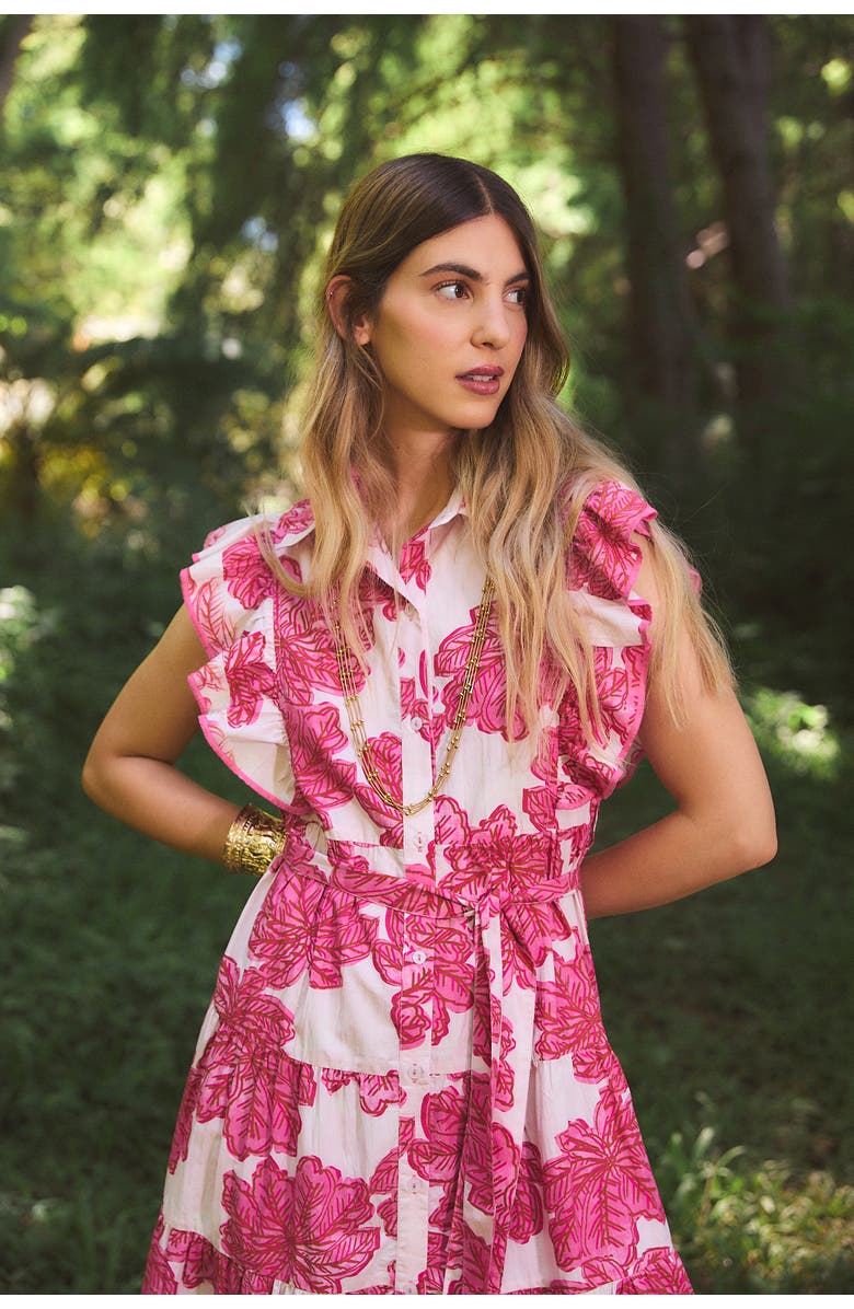 Ro's Garden Cc Ernestine Maxi Dress, Alternate, color, Pink Eenika