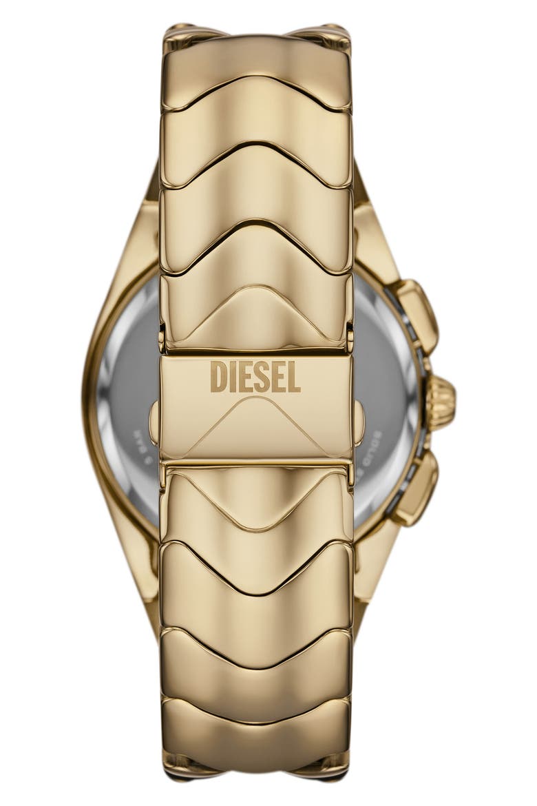 Mercurial Goldtone Tonneau Chronograph Bracelet Watch, 45mm x 28mm, Alternate, color, GOLD