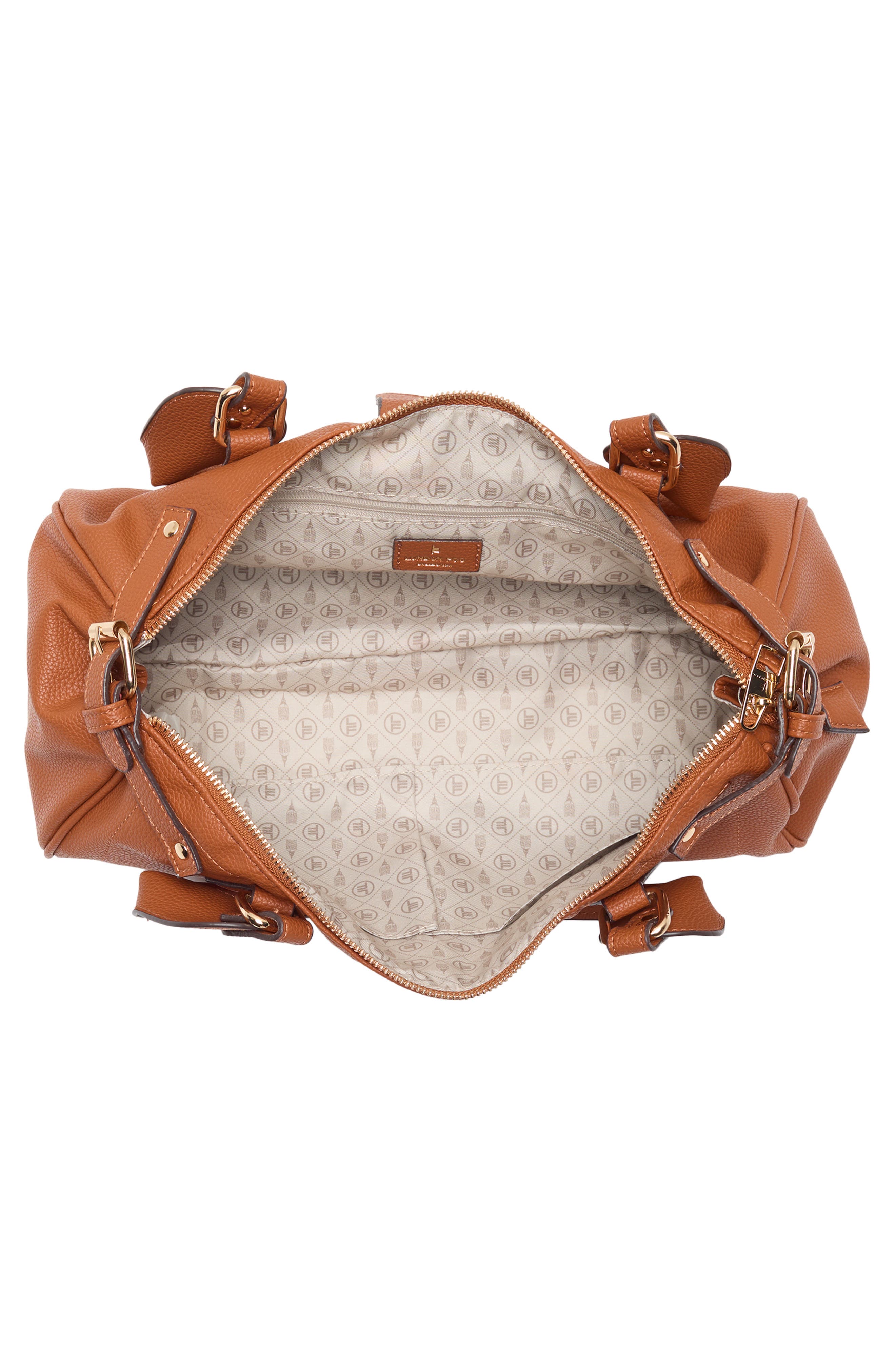 East/West Top Handle Bag, Alternate, color, COGNAC
