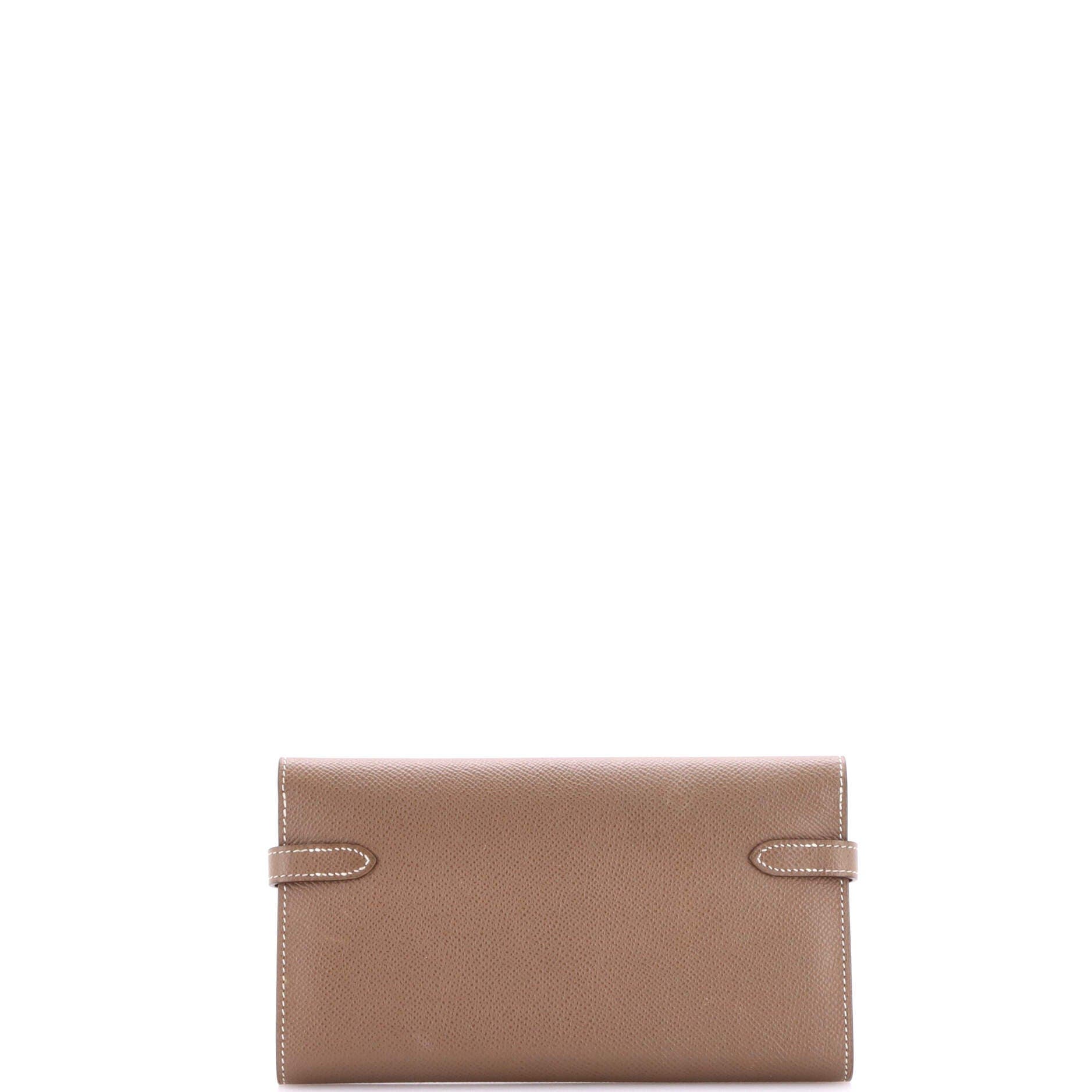 Kelly Wallet Epsom Long, Alternate, color, Grey