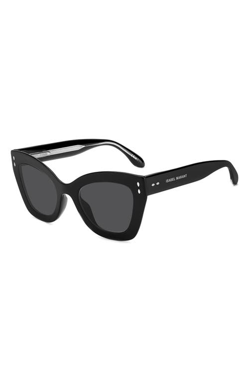 Isabel Marant Acetate & Metal Butterfly Sunglasses In Black