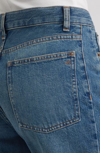 Pieced Barrel Leg Jeans