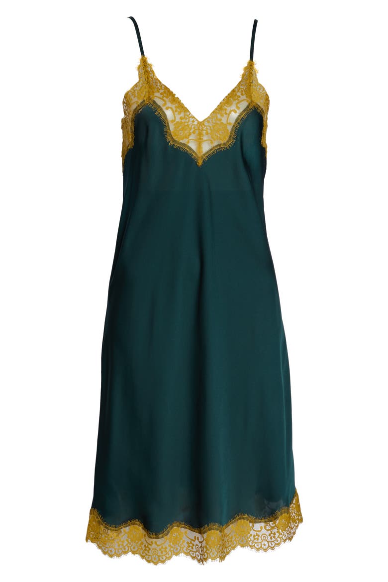 x Atlantic-Pacific Lace & Satin Slip, Alternate, color, GREEN PARK
