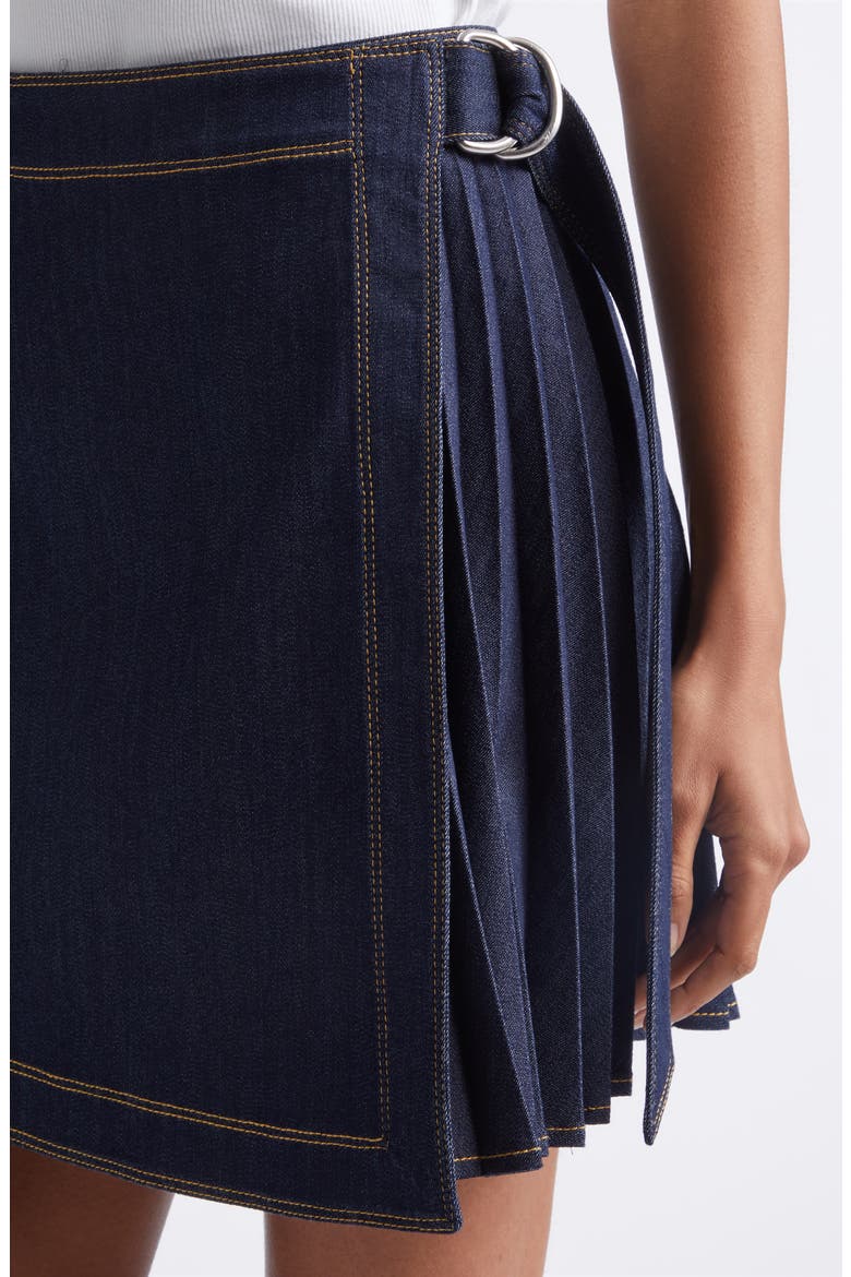 Tammi Denim Miniskirt, Alternate, color, INDIGO