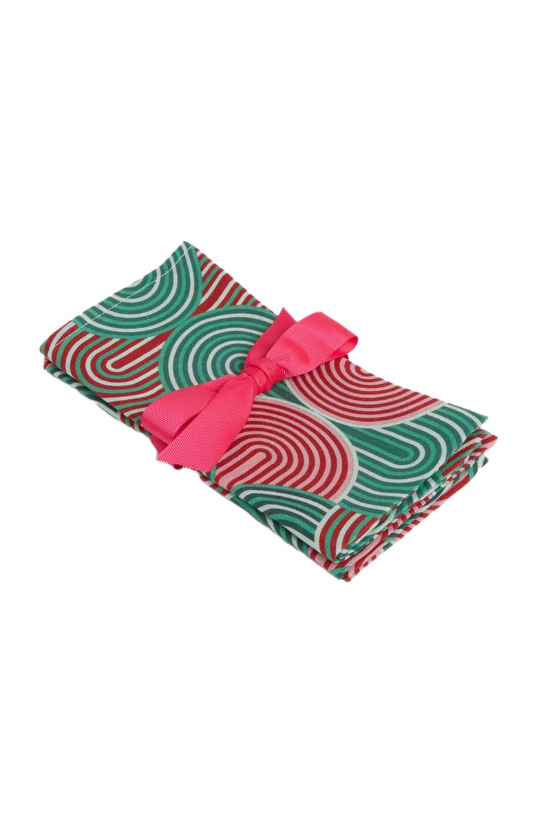 La DoubleJ Large Napkins Set Of 2 (45X45) Slinky Verde Green, Main, color, 