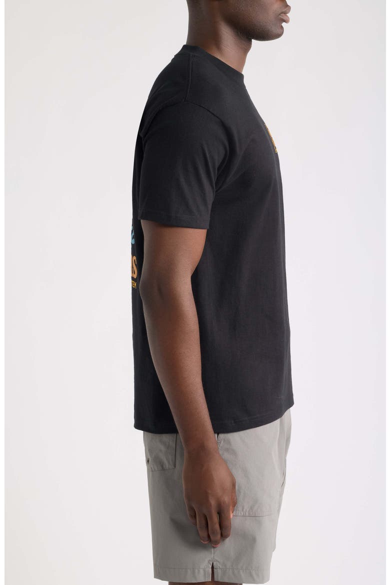 Buck the System Graphic Tee, Alternate, color, BLACK