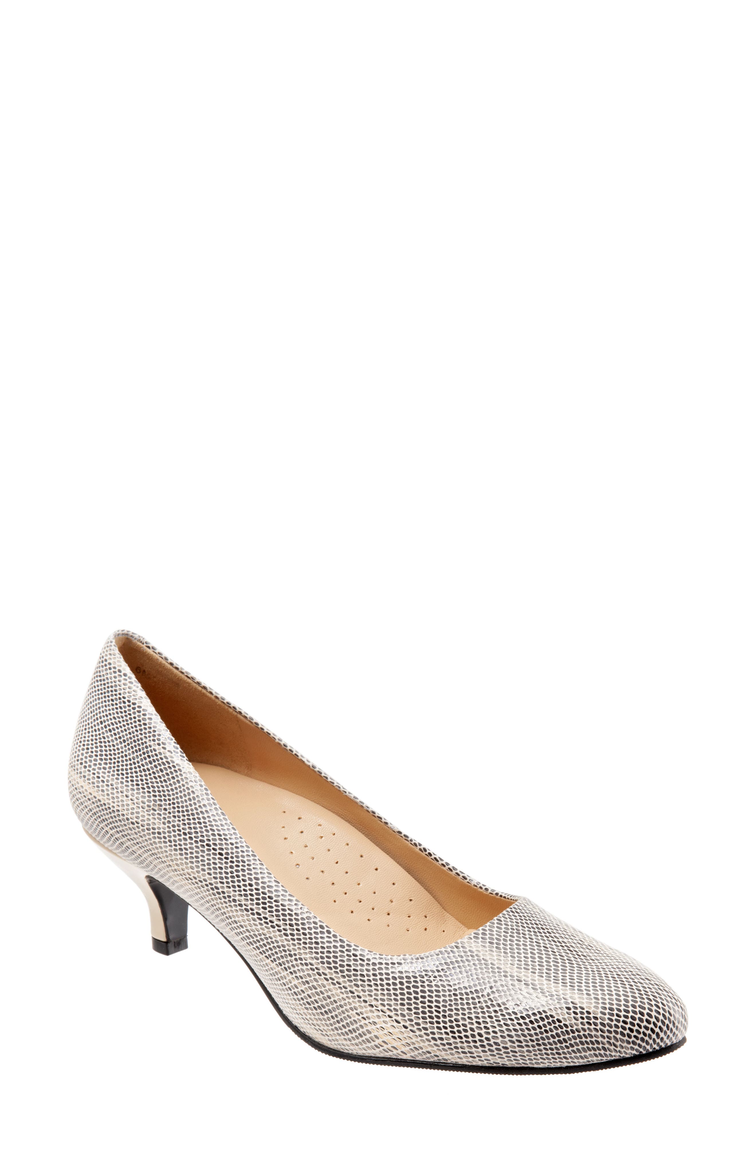 Trotters Kiera Snake Embossed Pump, Main, color, 