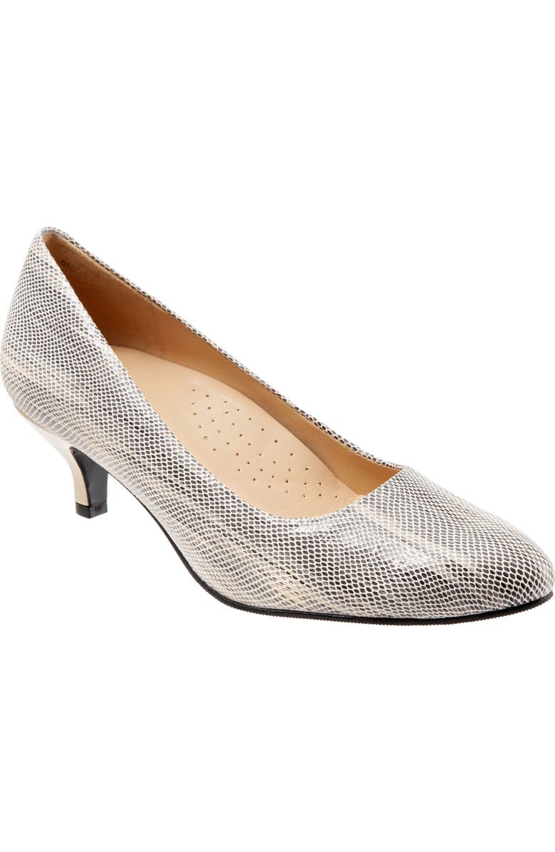 Trotters Kiera Snake Embossed Pump, Main, color,