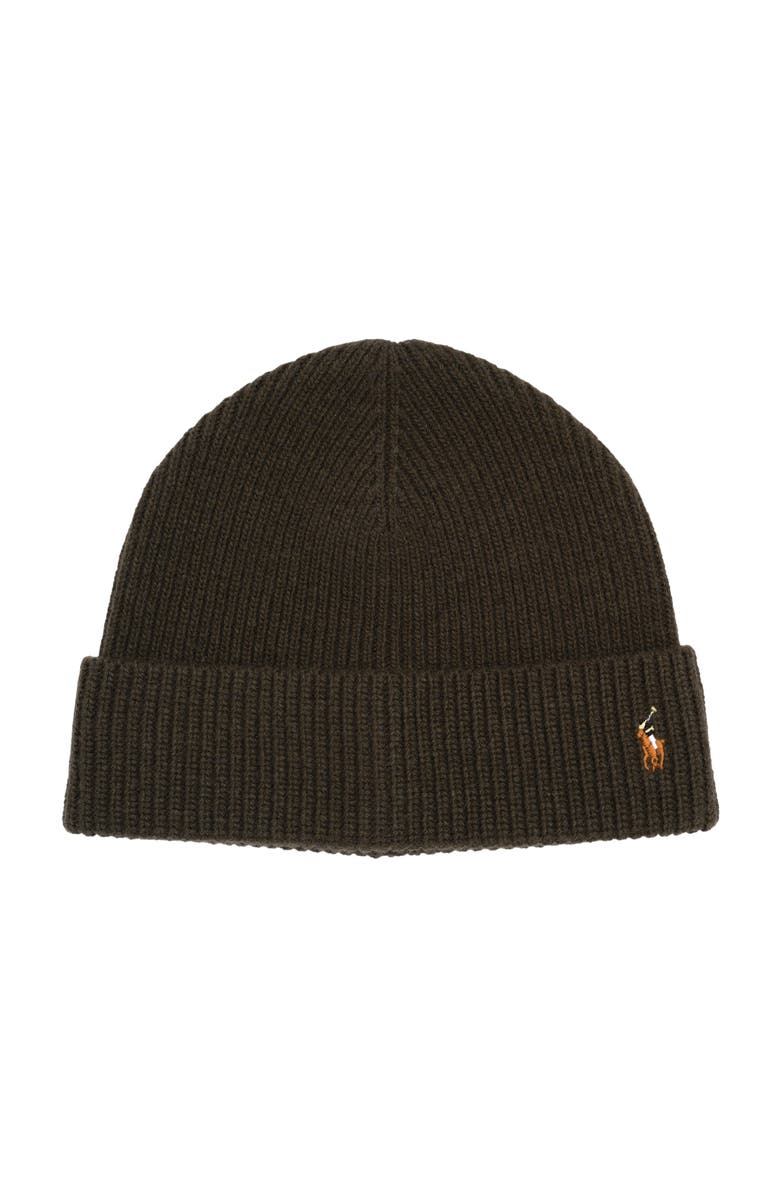 Polo Ralph Lauren Signature Cuff Hat, Main, color, Company Olive
