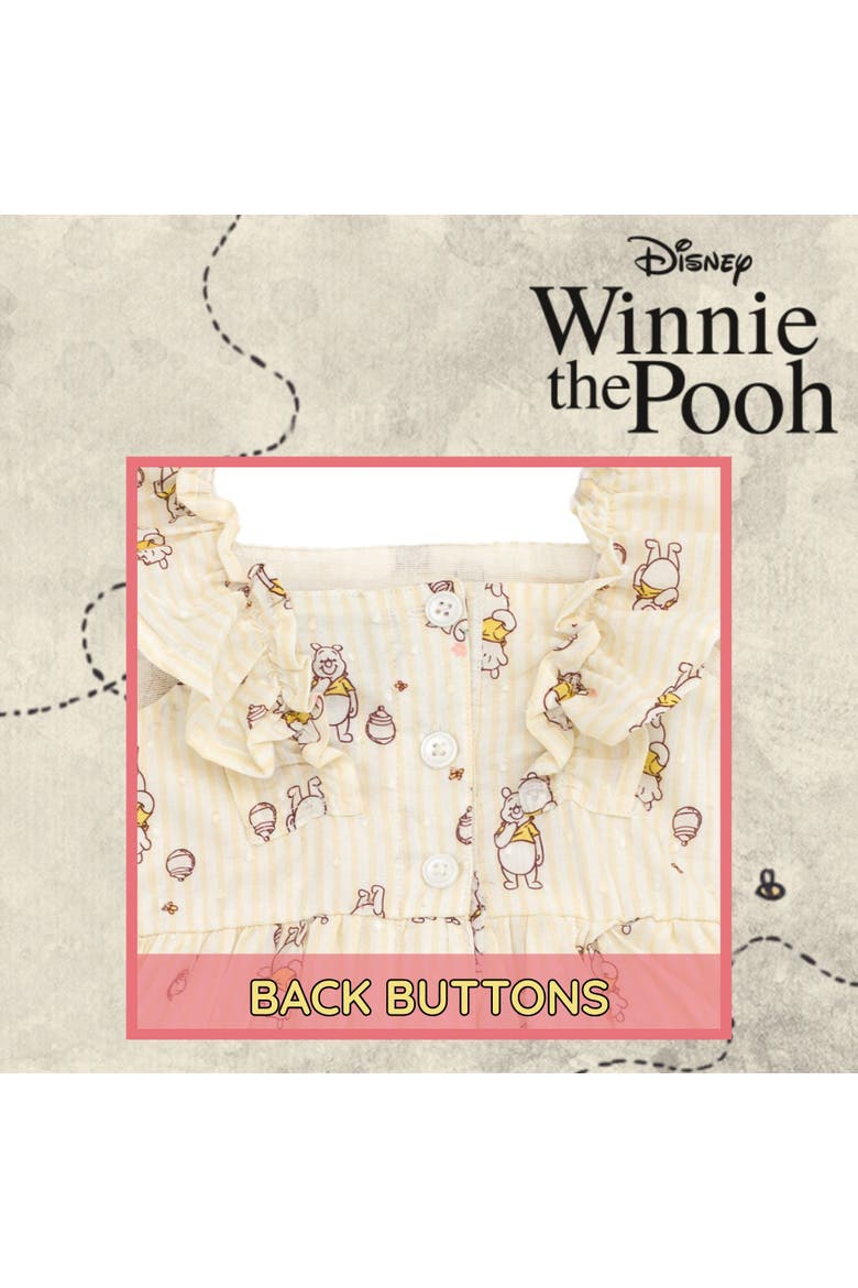 Winnie the Pooh Sleeveless Flare Dress, Alternate, color, Yellow Pooh Piglet