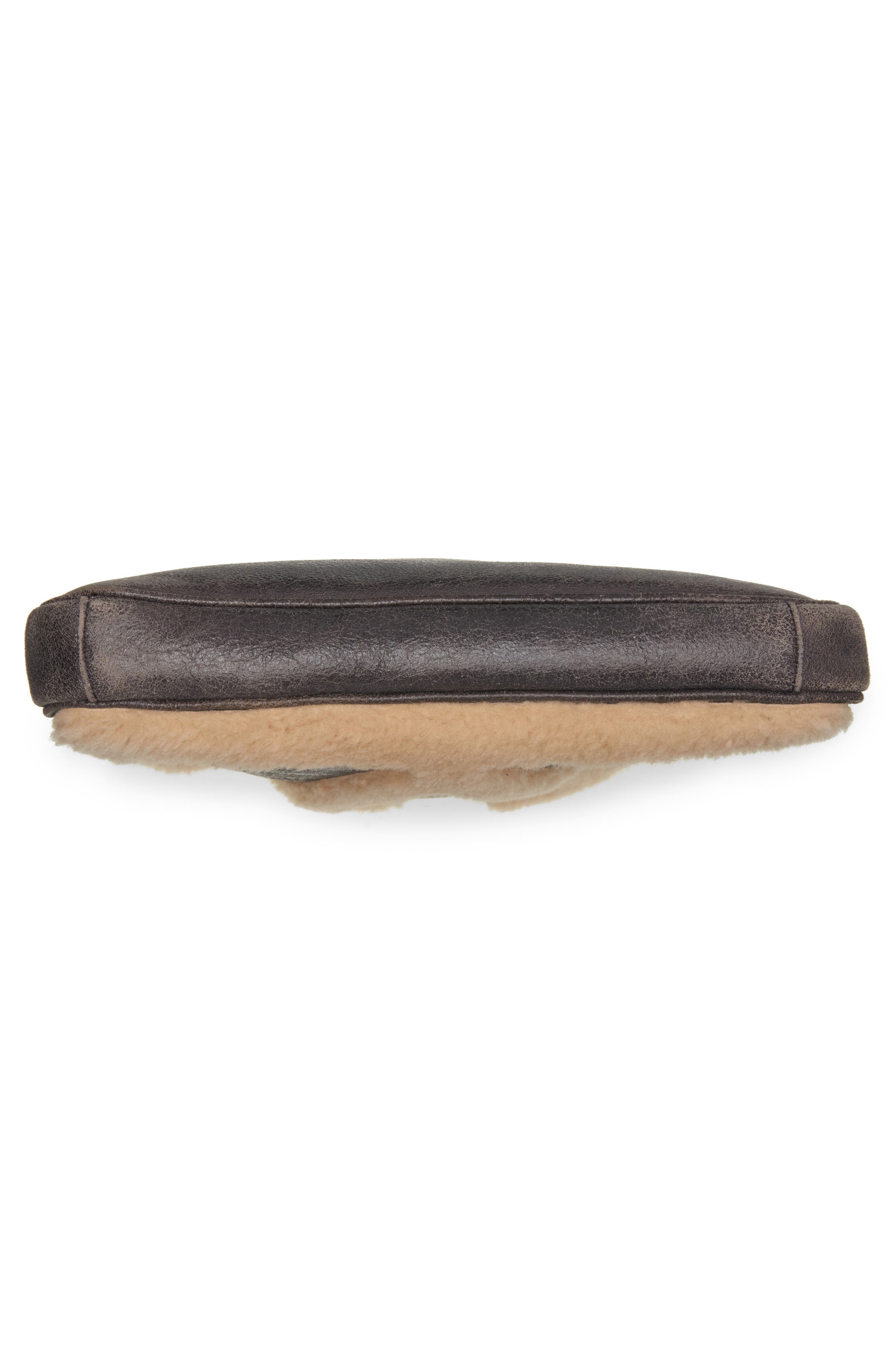 Valentino Garavani Small Viva Superstar Genuine Shearling Trim Tote, Alternate, color, Fango/ Dark Beige