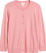 Caslon® Crewneck Cardigan