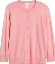 Caslon® Crewneck Cardigan