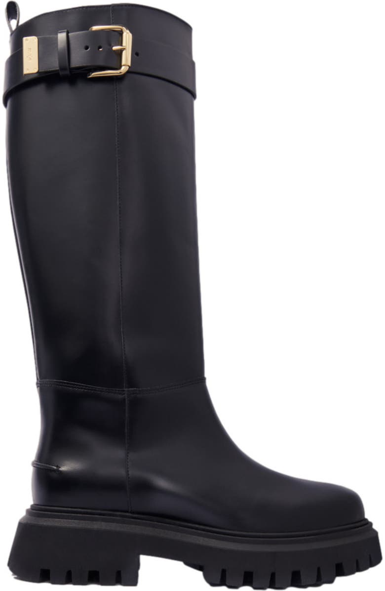 maje Buckled leather boots, Main, color,