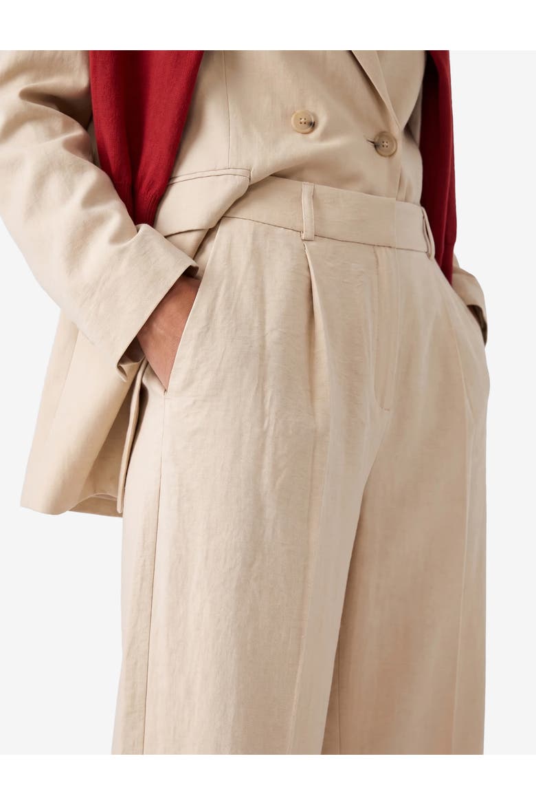 Wide Leg Trousers, Alternate, color, STONE