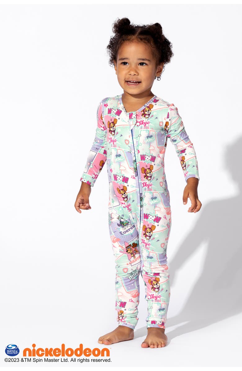 Bellabu Bear Kids' Paw Patrol Pups Convertible Footie Pajamas, Alternate, color,