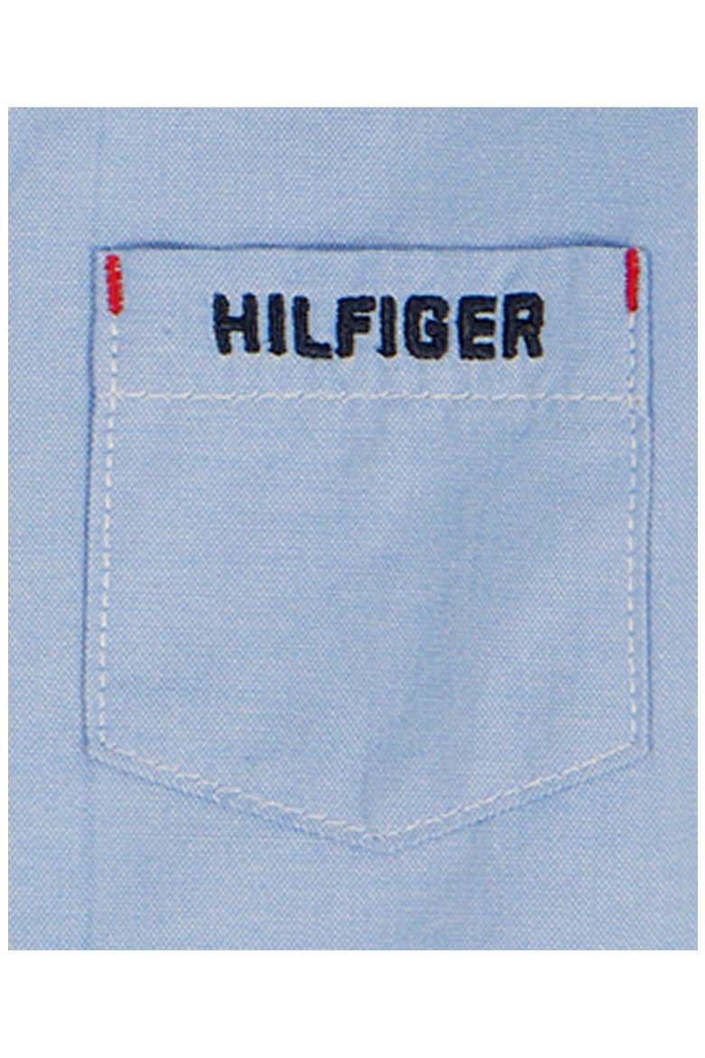 Logo Short Sleeve Button-Up Shirt & Shorts Set, Alternate, color, BLUE