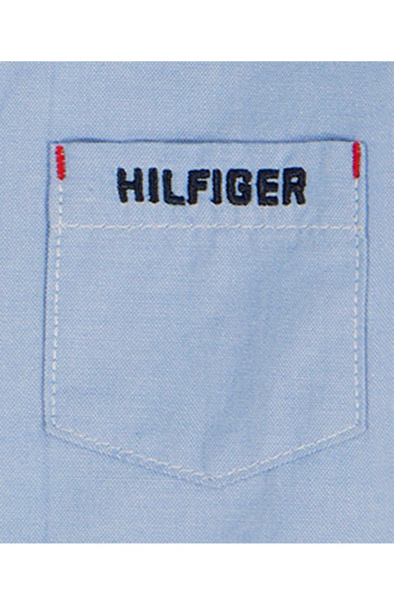 Tommy Hilfiger Logo Short Sleeve Button-Up Shirt & Shorts Set, Alternate, color, Blue