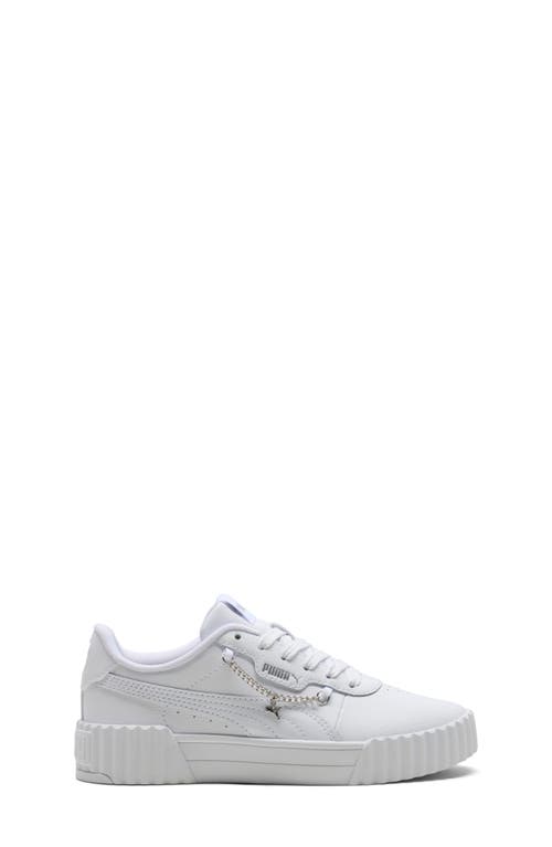 Puma Kids' Carina 3.0 Low Top Sneaker In White