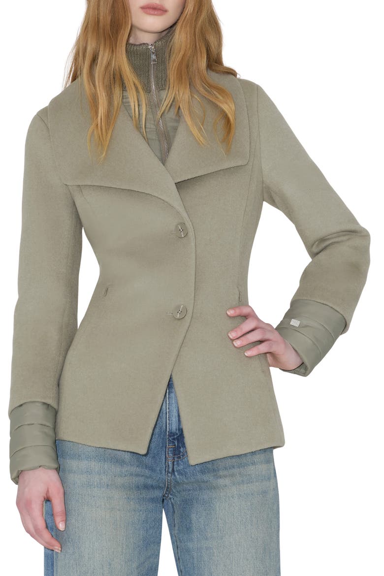 Frieda Wool Blend Jacket, Main, color, SAGEBRUSH